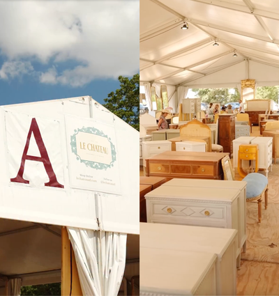 Le Chateau is at the Fall Round Top Antique Show!