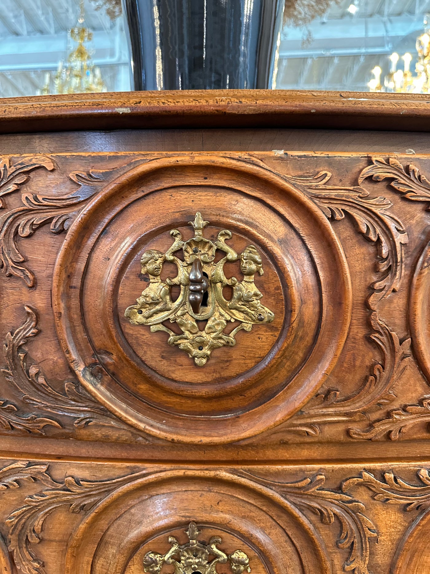 18th Century Chest with Cabriole Legs