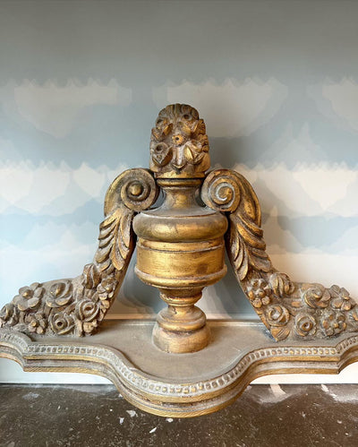 19th Century Double Marble Top Console