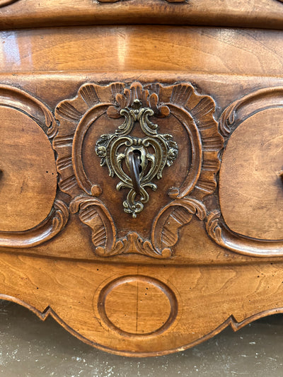18th Century Louis XV Chest with Heavy Carved Detail