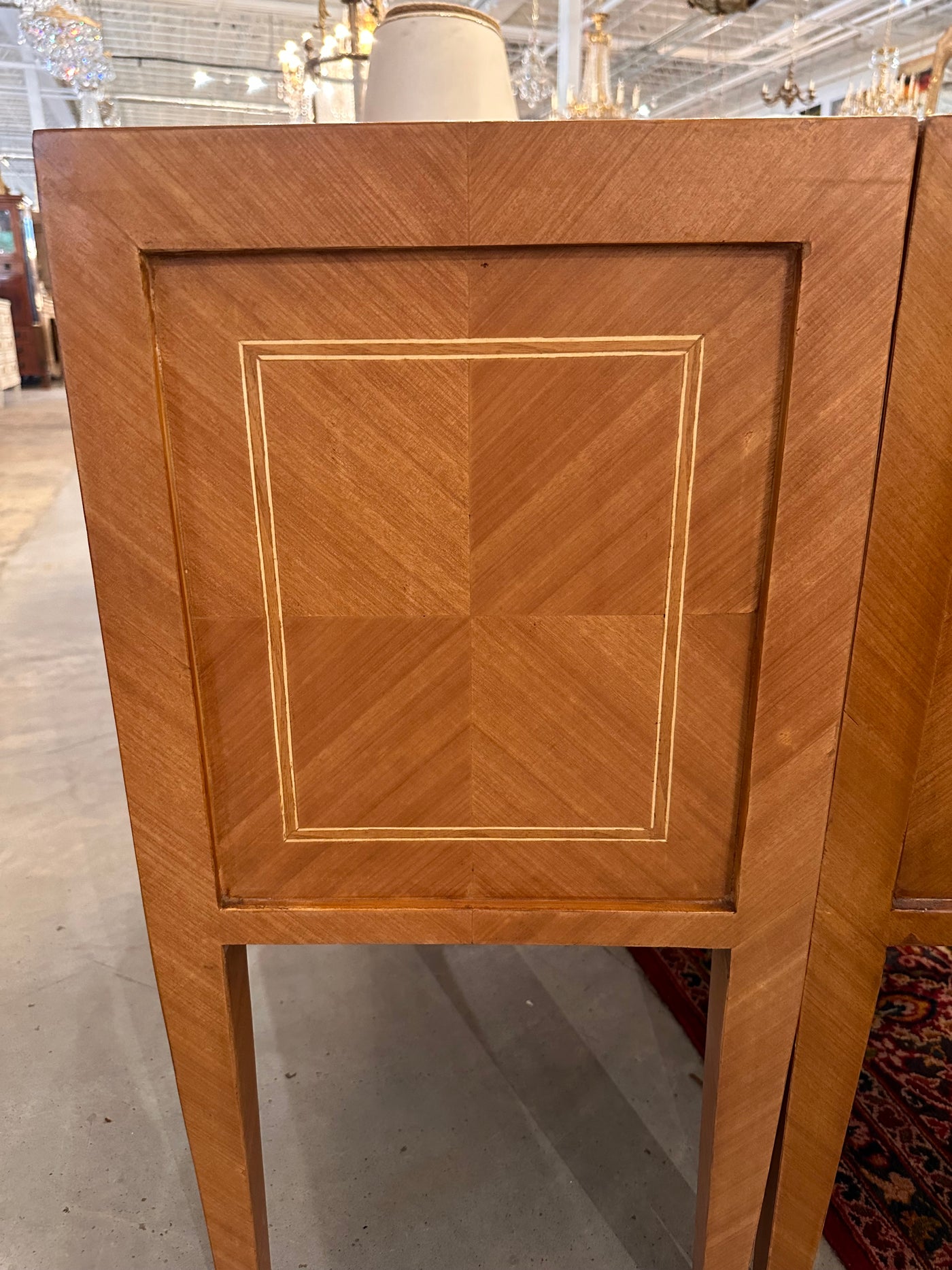 Art Deco Wood Grain Chest