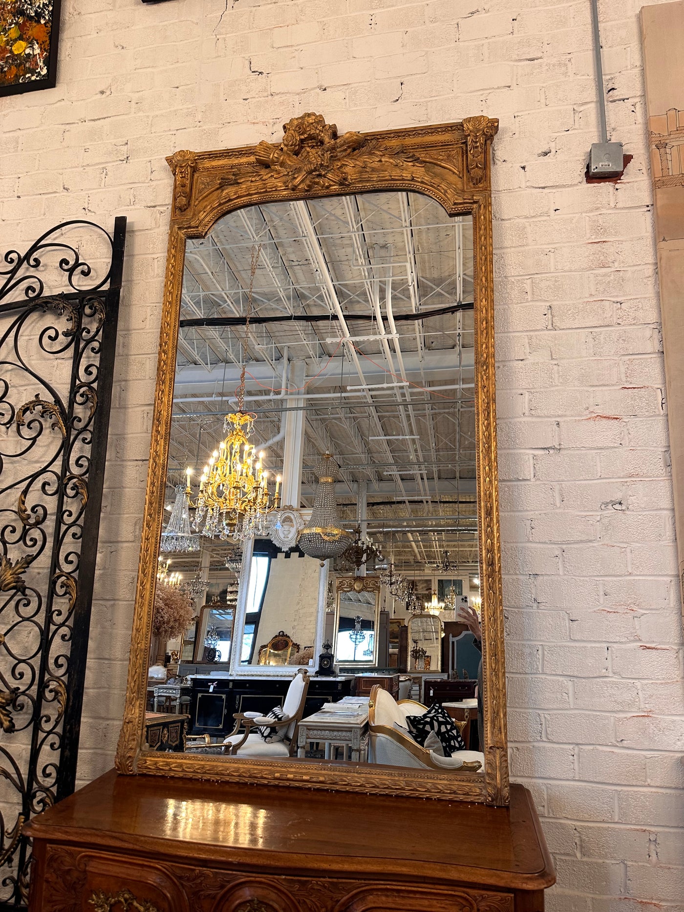 Ornate French Mirror