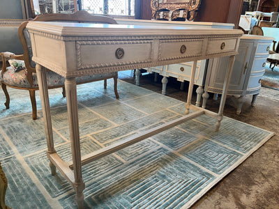 Antique White Swedish Console Table | Le Chateau | European Luxury Furniture in Atlanta