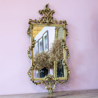 Louis XV Rococo Mirror – Carved Roses - Ornate Mirror | Le Chateau (Atlanta, GA) • 1