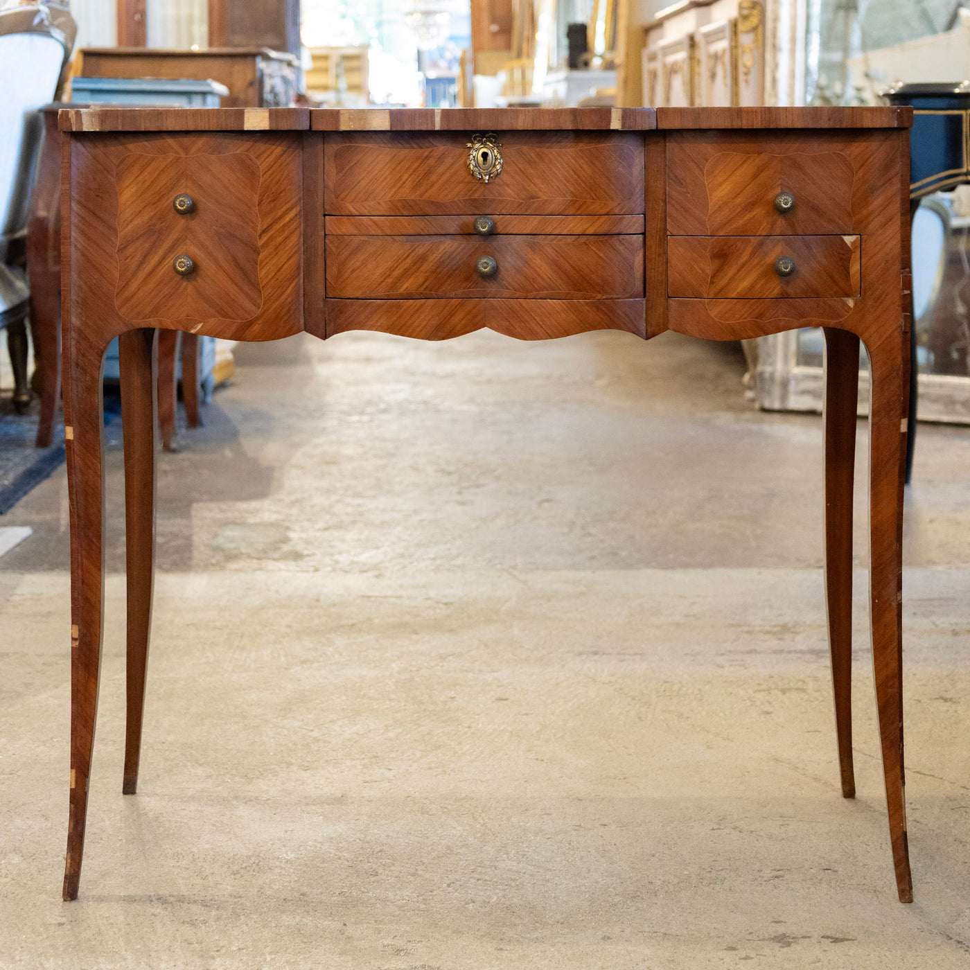 Petite French Wood Vanity – Writing Tray – Le Chateau