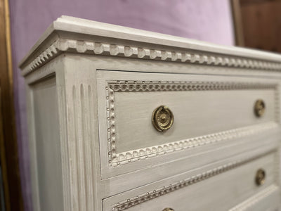 Swedish Chest with Beaded Trims | Le Chateau | European Luxury Furniture in Atlanta