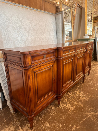 Louis XVI Wood Top Sideboard | Le Chateau | European Luxury Furniture in Atlanta