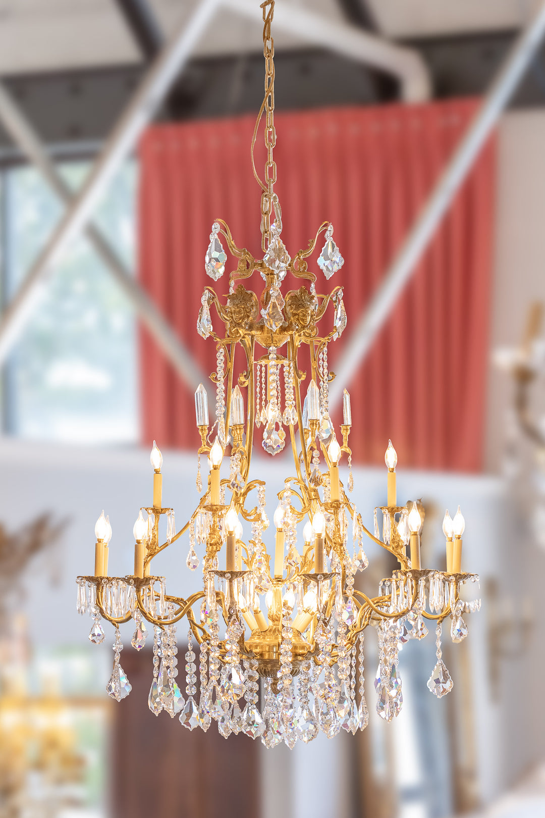 LeVre♡SoeurS コクリス FR Antique French Candelabra Chandelier – Le Chateau