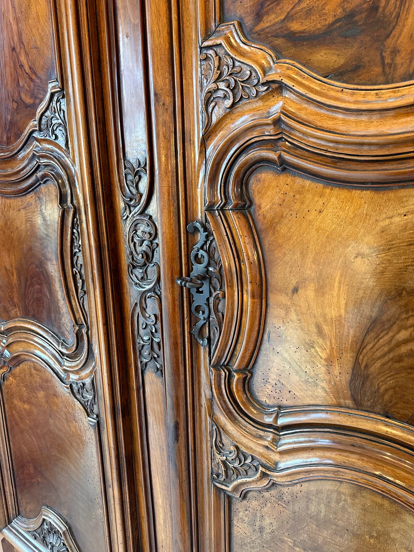 18th Century Walnut Armoire | Le Chateau | European Luxury Furniture in Atlanta