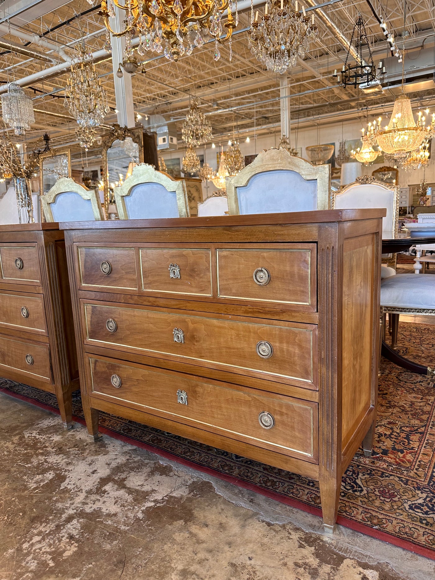 Antique Burl Wood Chest with Escutcheon Detail