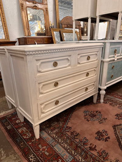 Swedish Chest with Open Trim and Fluting | Le Chateau | European Luxury Furniture in Atlanta