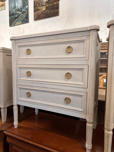 Early 1900s Swedish Chest with Rounded Corners