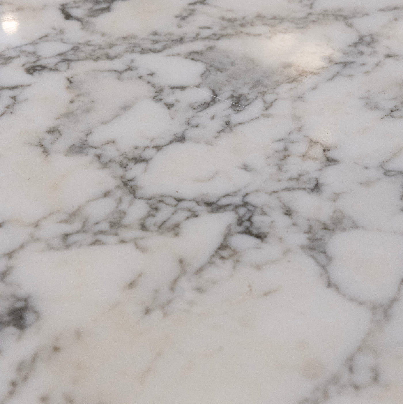 Louis XVI Mahogany Demilune Sideboard – Bronze Laurel Trim & White Marble Top