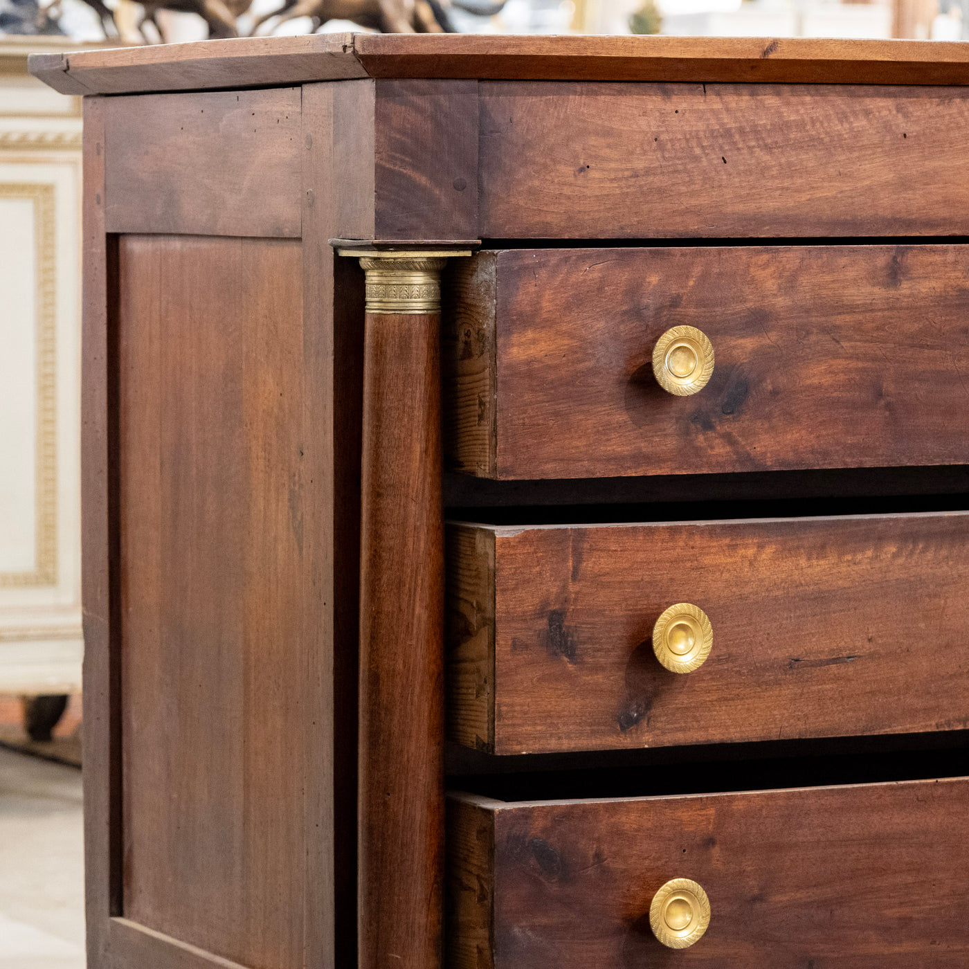 18th Century French Empire Chest with Columns