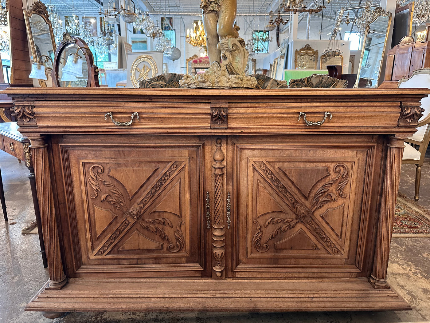 19th Century Walnut Cabinet