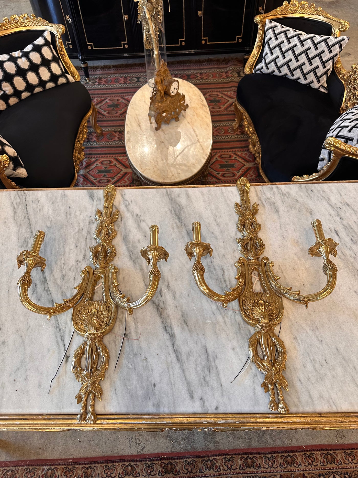 Pair of Tall Sconces