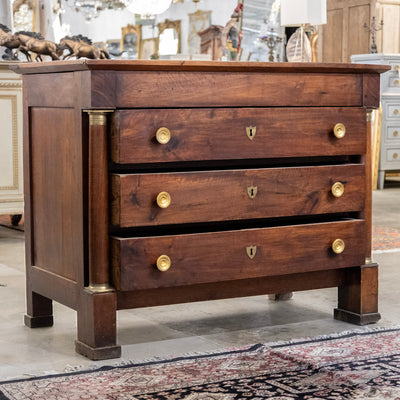 18th Century French Empire Chest with Columns
