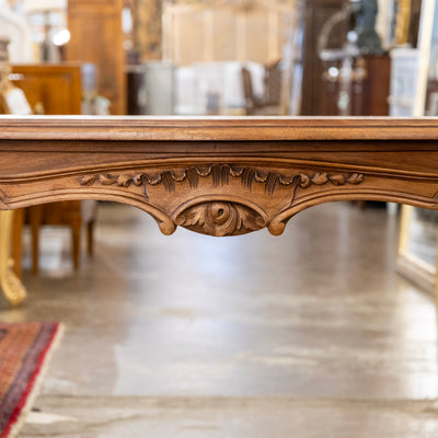 Louis XV Walnut Writing desk – Cabriole Legs & Carved Detailing