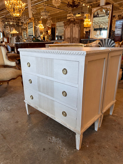 Rope Swirl Trim & Reeded Swedish Chest | Le Chateau | European Luxury Furniture in Atlanta