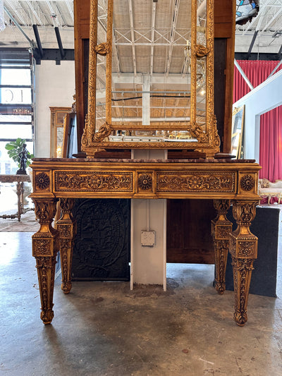 Antique French Louis XIV of Red Marble Top Consoles | Le Chateau | European Luxury Furniture in Atlanta