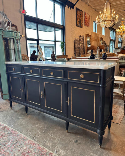 Louis XVI Sideboard with a Black Finish