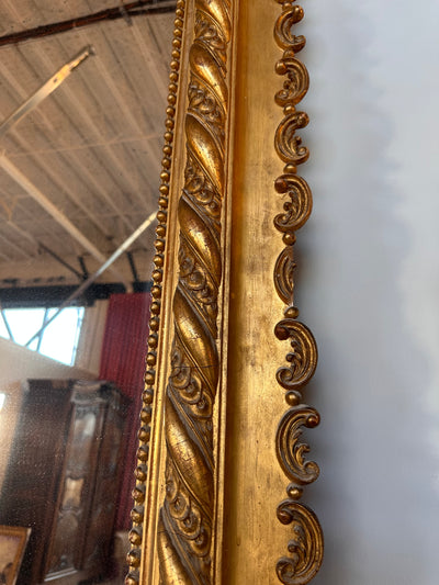 18th Century Heavy Carved Mirror