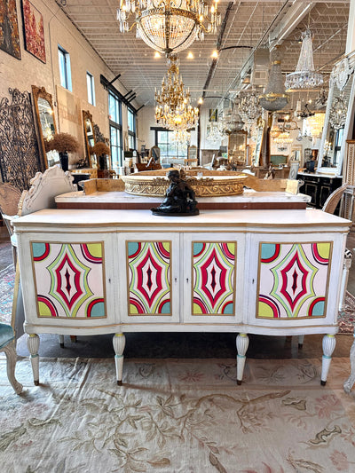 French Hand-Painted Buffet