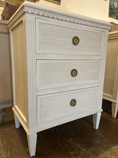 Swedish Horizontal Reeded Nightstand