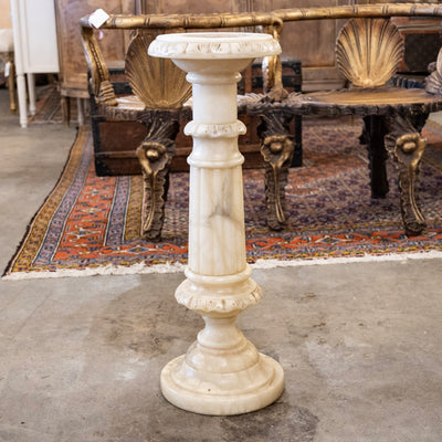 Marble Pedestal Carved Column
