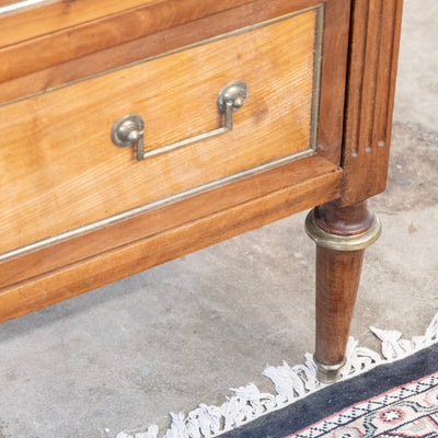 Louis XVI 18th Century Chest – Wood with Black Marble Top