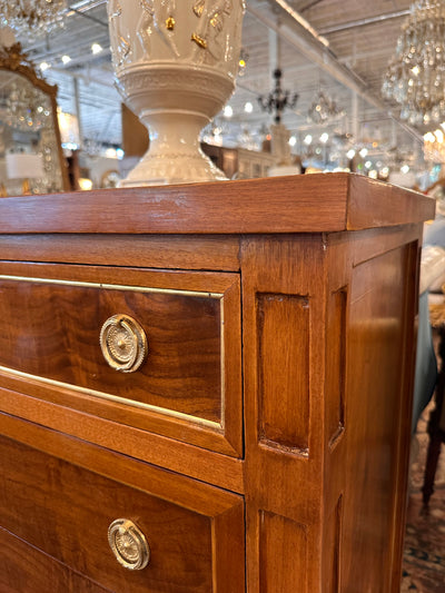 12 Drawer Dark Burl Wood Dresser | Le Chateau | European Luxury Furniture in Atlanta