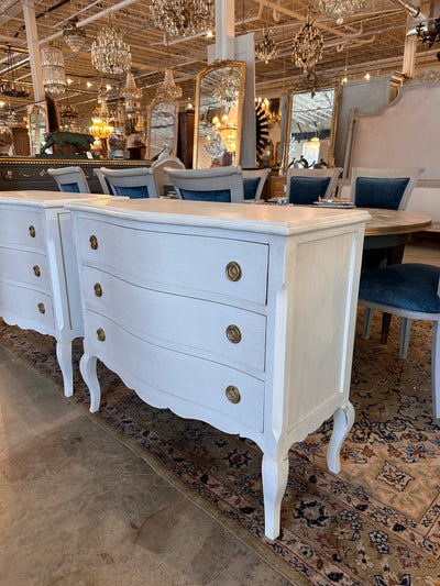 Antique Swedish Chest with Curved Legs | Le Chateau | European Luxury Furniture in Atlanta