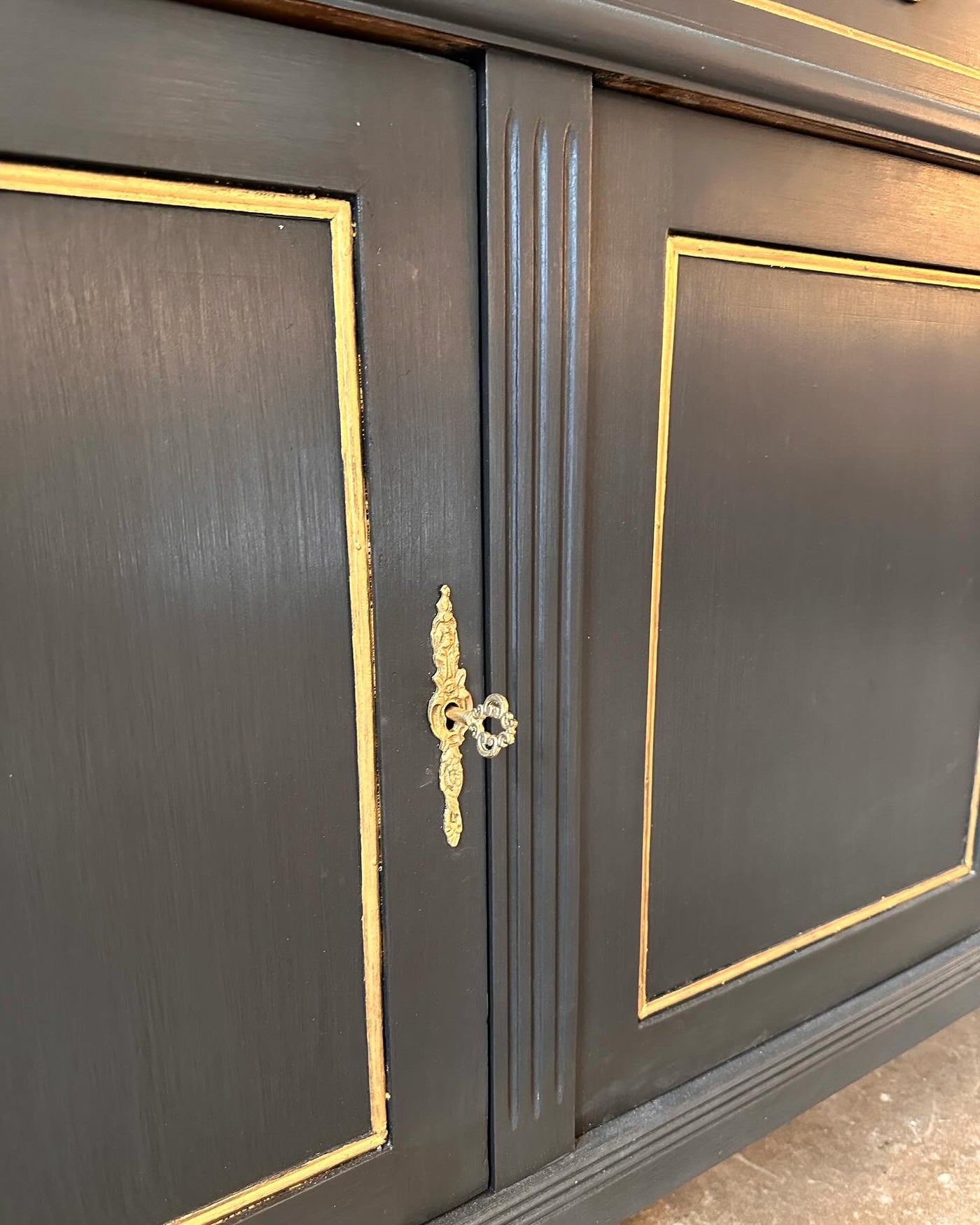 Louis XVI Sideboard with a Black Finish