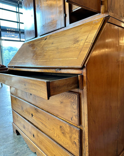 Antqiue Swedish Biedermeier Secretary Desk & Bookcase | Le Chateau | European Luxury Furniture in Atlanta