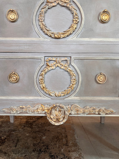 4 Drawer Wreath Carved Dresser | Le Chateau | European Luxury Furniture in Atlanta