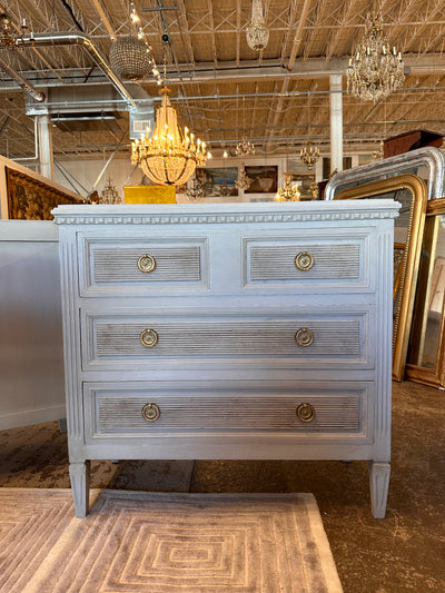 Swedish Chest with Reeded Sections