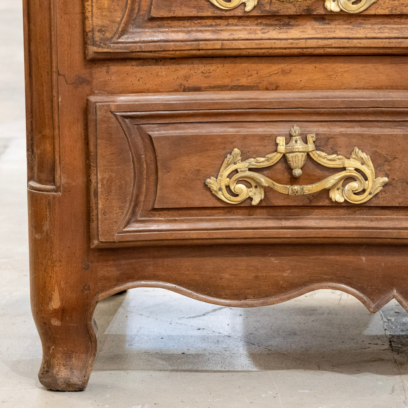 18th Century French Louis XV Chest – Brass Ormolu Mounts
