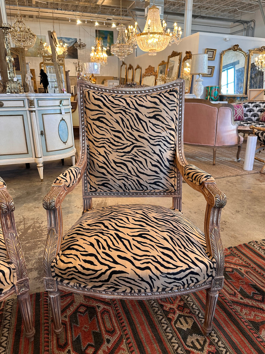 Selfridges Sectional Leopard Wingback Chair Designart \, image size:1080x1440