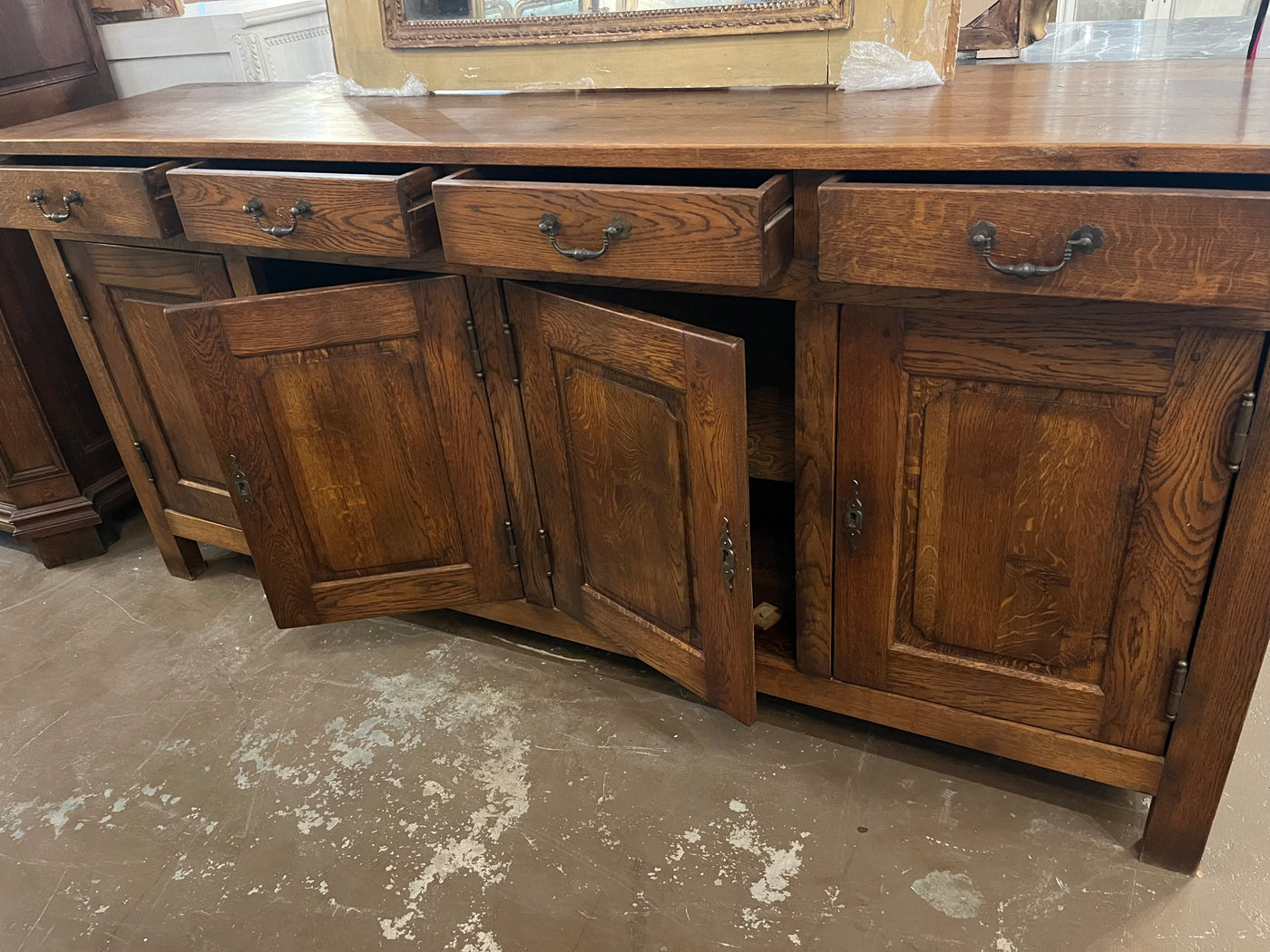 French Oak Sideboard