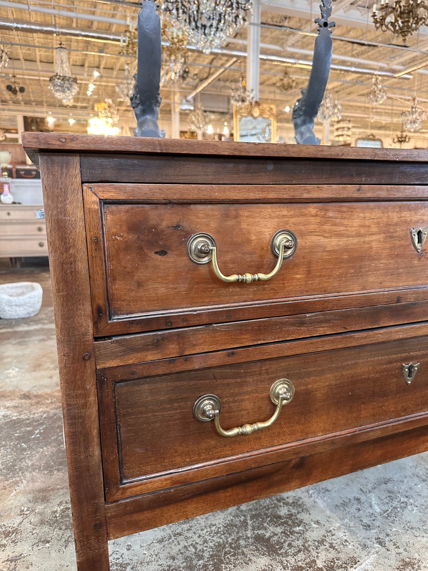 18th Century 2 Drawer Louis XVI Chest