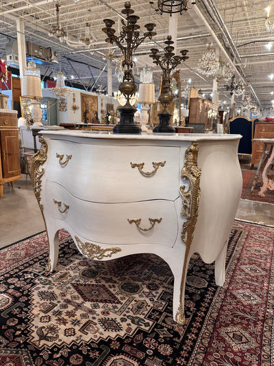 Marble Top Bombay Chest