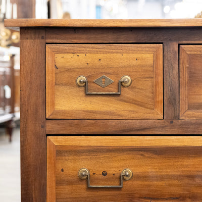18th Century French Provincial Wood Chest – Brass Hardware