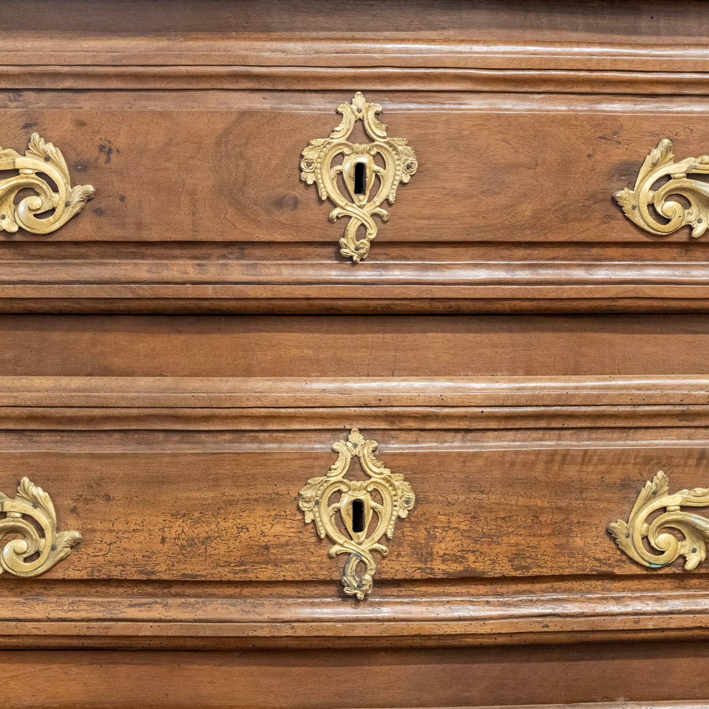 18th Century French Louis XV Chest – Brass Ormolu Mounts