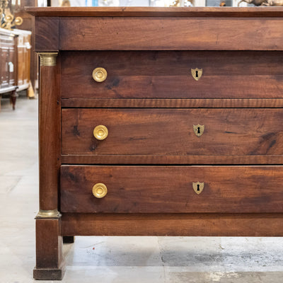 18th Century French Empire Chest with Columns