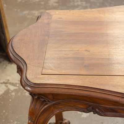 Louis XV Walnut Writing desk – Cabriole Legs & Carved Detailing