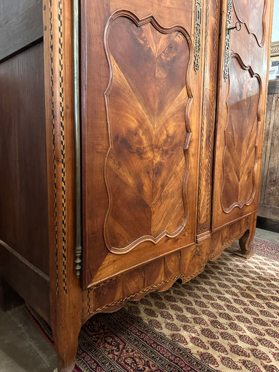 18th Century Burl Wood Armoire