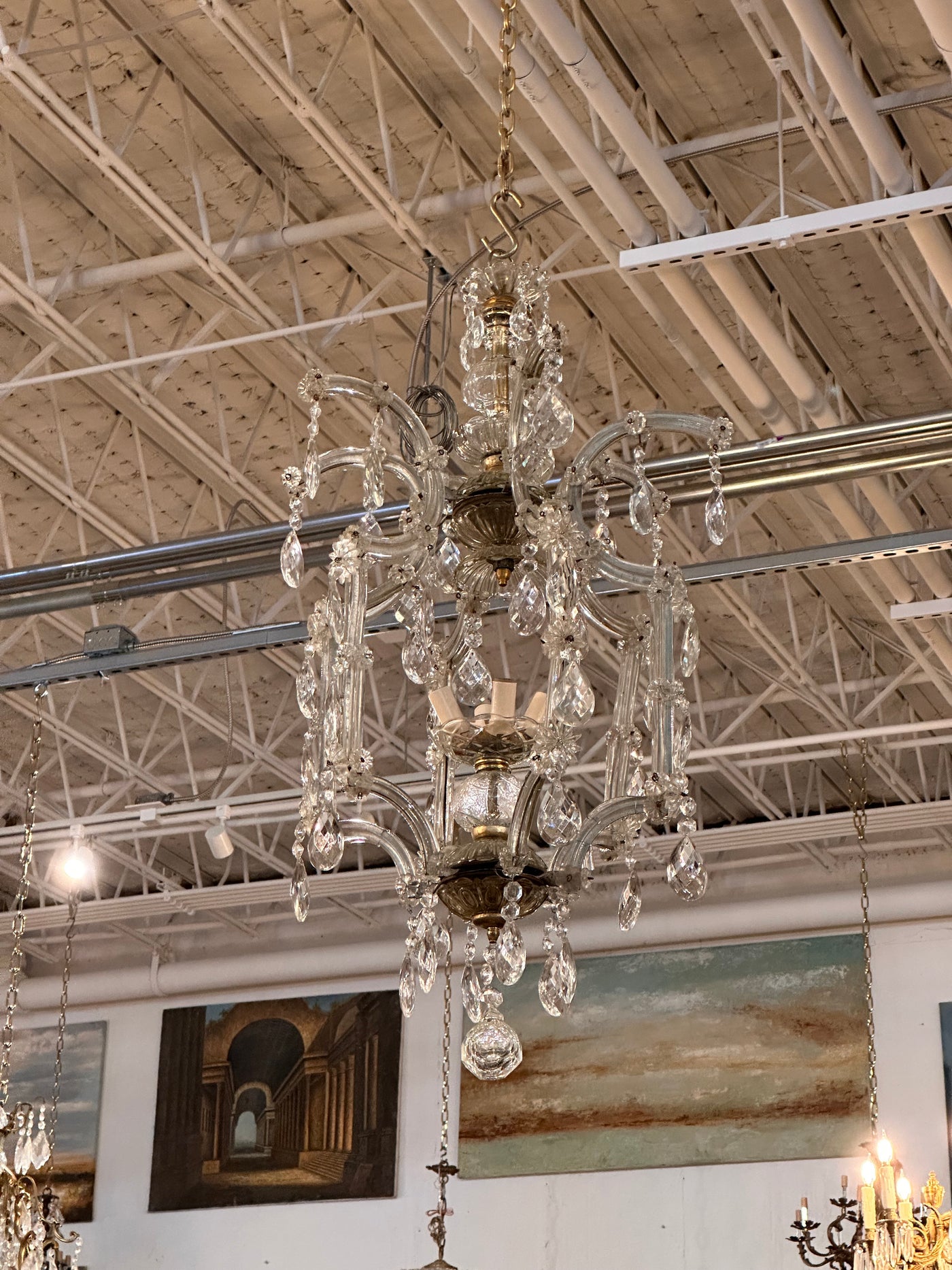 Maria Theresa Cage Shaped Chandelier
