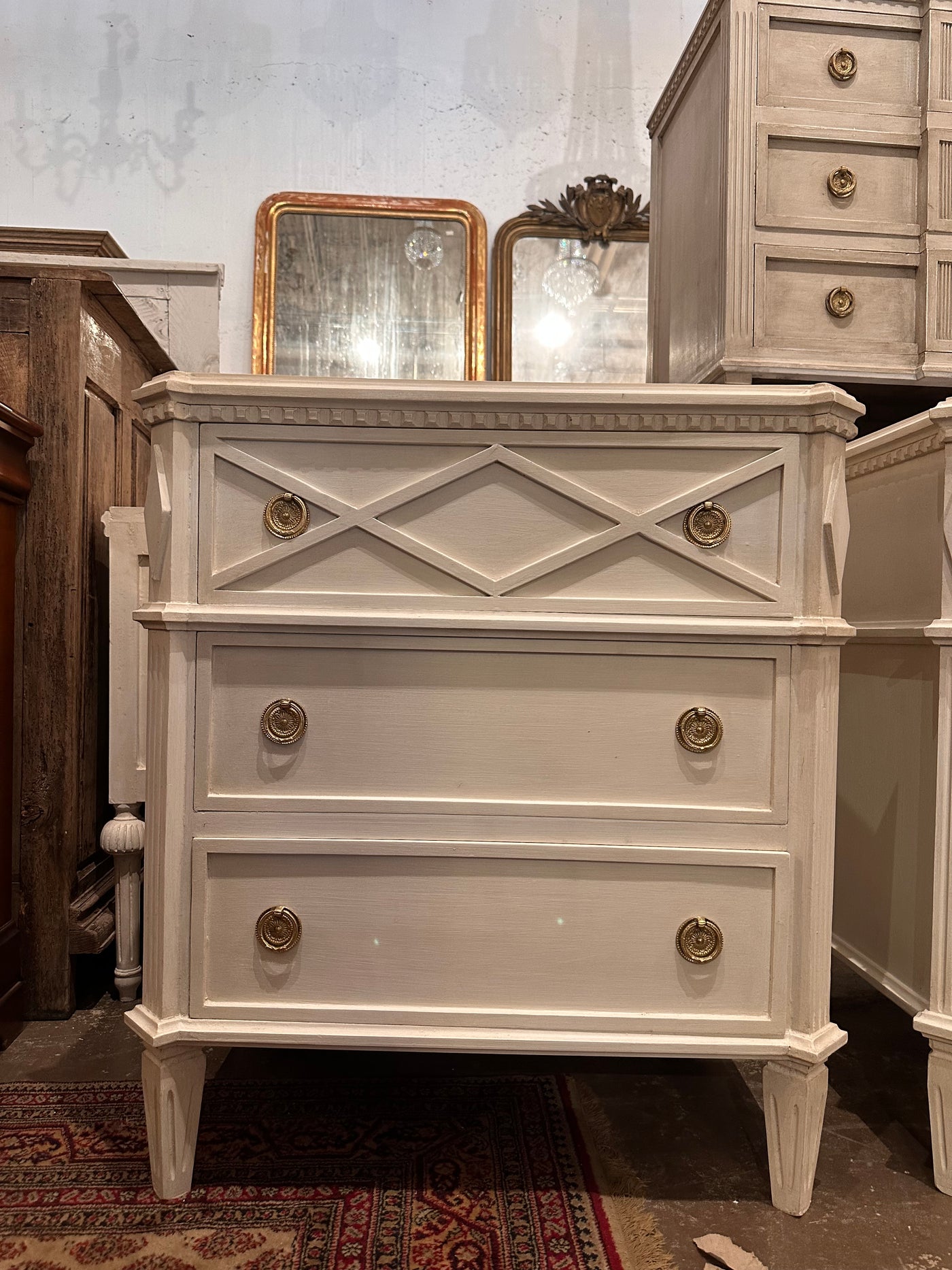 Swedish Chest with Diamond Canted Corner