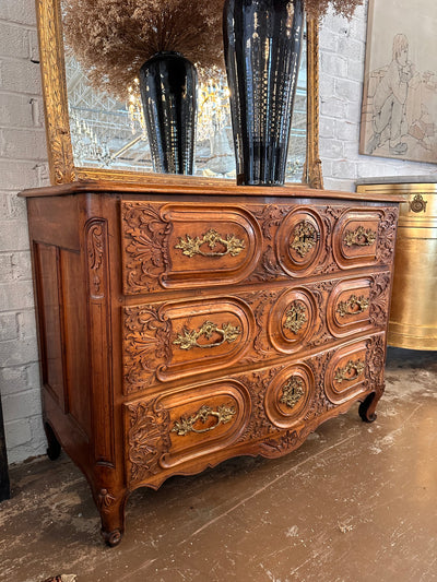 18th Century Chest with Cabriole Legs