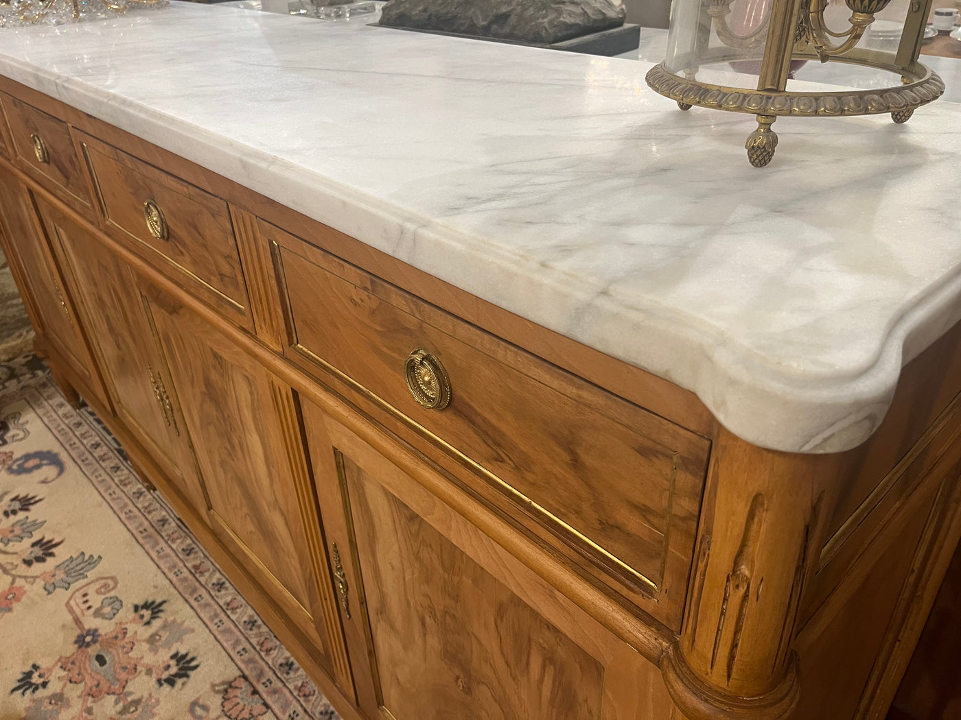 Louis XVI Sideboard with Marble Top